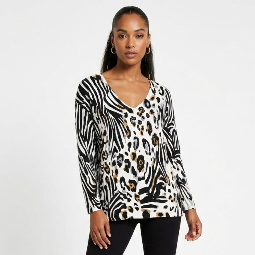 Animal Print Women's Sweater